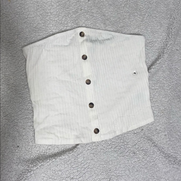 American Eagle Outfitters Tops - American Eagle tube top with buttons